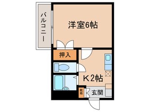 アメニティ名駅の物件間取画像